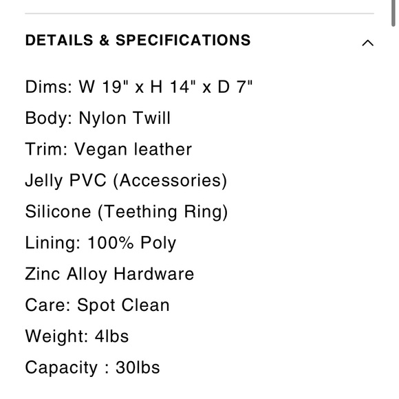 Beis diaper bag tote black - Picture 7 of 15